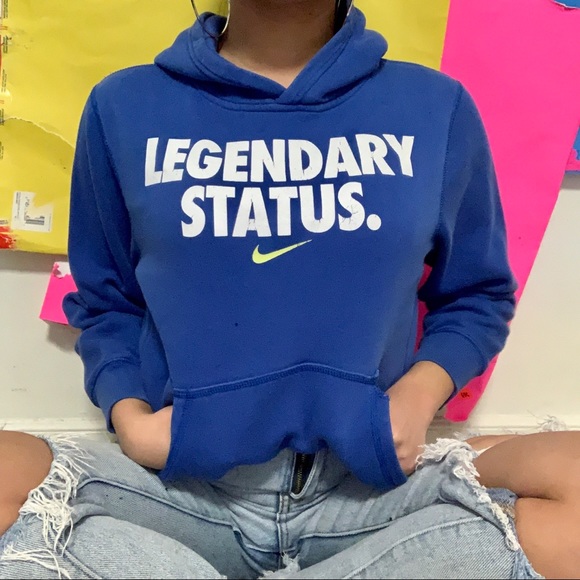 Nike Tops - nike royal blue hoodie ✧